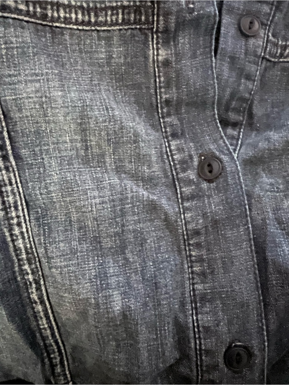 Madewell Dark Indigo Denim tunic dress with Brand Label. XS - Picture 11 of 11